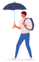 پیش‌نمایش فایل man-under-umbrella-with-backpack-5762253 از پک آواتار