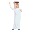 پیش‌نمایش فایل arab-businessman-making-announcement-5956585 از پک افراد کسب‌وکار عرب
