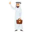 پیش‌نمایش فایل arab-businessman-making-announcement-5956587 از پک افراد کسب‌وکار عرب