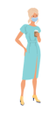 پیش‌نمایش فایل girl-wearing-medical-masks-5958018 از پک آواتار کووید