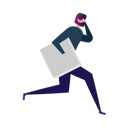 پیش‌نمایش فایل man-holding-board-while-running-5962064 از پک شخصیت در حال دویدن