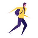پیش‌نمایش فایل schoolboy-running-to-school-5962063 از پک شخصیت در حال دویدن