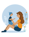 پیش‌نمایش فایل mother-plays-with-her-baby-5958088 از پک فعالیت خانوادگی