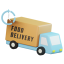 پیش‌نمایش فایل delivery-food-truck-8486412 از پک تحویل غذاها