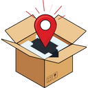 پیش‌نمایش فایل package-with-location-8565810 از پک تحویل سریع