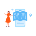 پیش‌نمایش فایل teacher-teaching-remotely-10337603 از پک آموزش آنلاین بخش 2