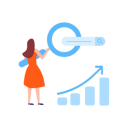 پیش‌نمایش فایل businesswoman-looking-at-growth-chart-10334714 از پک بازاریابی دیجیتال بخش 2
