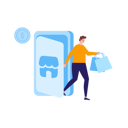 پیش‌نمایش فایل mobile-shopping-10349657 از پک خرید آنلاین بخش 1
