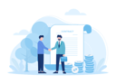 پیش‌نمایش فایل signing-contract-businessman-handshake-with-client-10394571 از پک مفهوم معامله کسب‌وکار