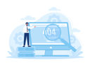 پیش‌نمایش فایل a-man-looking-for-404-error-page-not-found-10394347 از پک مفهوم خطای 404