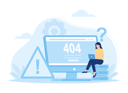 پیش‌نمایش فایل a-woman-are-looking-for-data-storage-errors-10394345 از پک مفهوم خطای 404