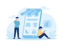 پیش‌نمایش فایل online-shopping-discount-10394249 از پک تجارت الکترونیک و خرید
