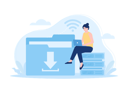 پیش‌نمایش فایل administrators-work-on-databases-10394194 از پک سازماندهی ذخیره داده