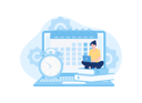 پیش‌نمایش فایل woman-is-studying-online-during-free-time-11656130 از پک یادگیری دانش آموز