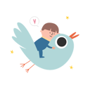 پیش‌نمایش فایل bird-carrying-baby-8865241 از پک روز کودکان مبارک