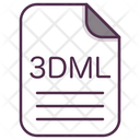پیش‌نمایش فایل 3dml-file-extension-document-filetype از پک پسوند فایل، جلد ۱