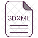 پیش‌نمایش فایل 3dxml-file-extension-document-filetype از پک پسوند فایل، جلد ۱