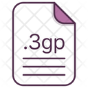 پیش‌نمایش فایل 3gp-file-extension-document-filetype از پک پسوند فایل، جلد ۱