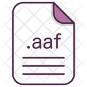 پیش‌نمایش فایل aaf-file-document-extension-filetype از پک پسوند فایل، جلد ۱