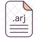 پیش‌نمایش فایل arj-file-document-extension-filetype از پک پسوند فایل، جلد ۱