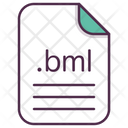 پیش‌نمایش فایل bml-file-document-extension-filetype از پک پسوند فایل، جلد ۱