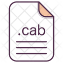 پیش‌نمایش فایل cab-file-document-extension-filetype از پک پسوند فایل، جلد ۱