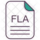 پیش‌نمایش فایل fla-file-document-extension-filetype از پک پسوند فایل، جلد ۱