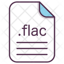 پیش‌نمایش فایل flac-file-document-extension-filetype از پک پسوند فایل، جلد ۱
