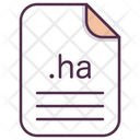 پیش‌نمایش فایل ha-file-document-extension-filetype از پک پسوند فایل، جلد ۱