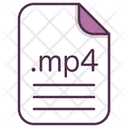 پیش‌نمایش فایل mp4-video-file-extension-document-filetype از پک پسوند فایل، جلد ۱