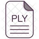 پیش‌نمایش فایل ply-file-document-extension-filetype از پک پسوند فایل، جلد ۱