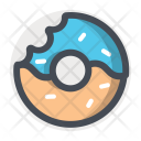 پیش‌نمایش فایل donut-15 از پک اپلیکیشن گرد غذا و نوشیدنی با خط ضخیم