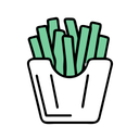 پیش‌نمایش فایل fries-12415579 از پک فست فود