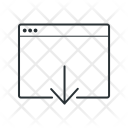 پیش‌نمایش فایل arrow-browser-down-download-webpages-website-window از پک دفتر و وب، جلد ۲