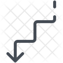 پیش‌نمایش فایل decline-arrow-3182344 از پک پیکان، جلد ۴