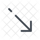 پیش‌نمایش فایل right-down-arrow-3182141 از پک پیکان، جلد ۲
