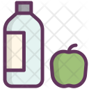 پیش‌نمایش فایل green-apple-fruit-bottle-drink-juice از پک آشپزخانه
