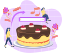 پیش‌نمایش فایل birthday-cake-7397674 از پک تولد