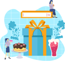 پیش‌نمایش فایل online-order-birthday-gift-7292445 از پک تولد
