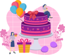 پیش‌نمایش فایل birthday-cake-7292454 از پک تولد