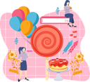 پیش‌نمایش فایل online-order-birthday-cake-7292461 از پک تولد
