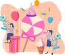 پیش‌نمایش فایل birthday-party-7292464 از پک تولد