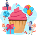 پیش‌نمایش فایل birthday-cake-7292480 از پک تولد