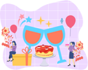 پیش‌نمایش فایل birthday-party-7292473 از پک تولد