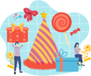 پیش‌نمایش فایل birthday-party-decoration-7292489 از پک تولد