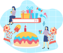 پیش‌نمایش فایل birthday-party-decoration-7292498 از پک تولد