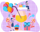 پیش‌نمایش فایل people-doing-birthday-celebration-7292494 از پک تولد
