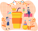 پیش‌نمایش فایل people-doing-birthday-celebration-7292512 از پک تولد