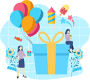 پیش‌نمایش فایل birthday-party-decoration-7292525 از پک تولد