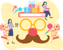 پیش‌نمایش فایل people-doing-birthday-celebration-7292521 از پک تولد